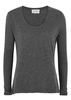 Jacksonville slubbed cotton-blend top