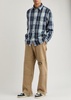 Blanton checked woven shirt 