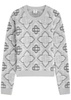 Logo-intarsia wool-blend jumper