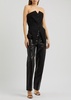 Strapless wool waistcoat