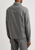 Logo-appliquéd woven shirt 