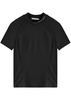 Logo stretch-nylon T-shirt