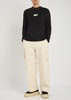 Label Logo Knit wool-blend jumper
