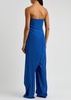 Alondra strapless layered jersey jumpsuit
