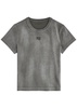 Logo-print faded cotton T-shirt