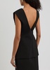 Open-back woven top 