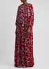 Georgina embellished velvet gown