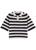 Pauline striped-intarsia wool-blend jumper