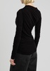 Tania ruched stretch-jersey top