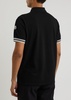 Logo-embroidered cotton polo shirt 