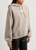 Logo hooded cotton sweatshirt