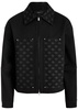 MA Quad logo-jacquard twill jacket