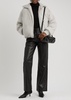 Padded cashmere-blend jacket