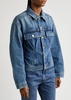 Zyla belted denim jacket