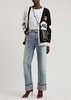Weezy crystal-embellished wide-leg jeans