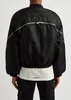 Logo-embroidered nylon bomber jacket