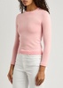 Porla shirt-effect stretch-wool jumper