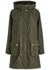 Una hooded shell jacket
