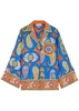 Luis printed silk-twill shirt