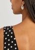 The Crustacean sterling silver hoop earrings