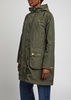 Una hooded shell jacket