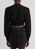 Logo wool cardigan