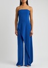 Alondra strapless layered jersey jumpsuit