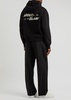 Defender logo-print hooded cotton sweatshirt