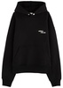 Defender logo-print hooded cotton sweatshirt