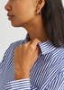 The Big O 24kt gold-plated hoop earrings 