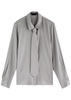 Brady stretch-silk tie shirt