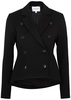 Double-breasted wool-blend blazer