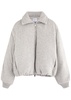 Padded cashmere-blend jacket