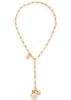 Coin charm chain necklace