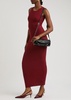 Stretch-knit maxi dress