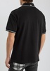 Logo piqué cotton polo shirt 