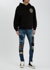 Eagle hooded cotton sweatshirt 