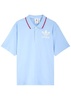 Logo cotton-blend polo shirt
