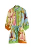 Rafaela printed mini shirt dress