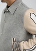 Bones wool-blend varsity jacket