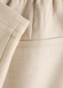 Wide-leg woven trousers