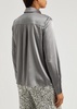 Brady stretch-silk tie shirt