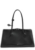 Le Teckel grained leather tote