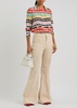 Willa horse-print silk shirt