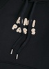 Logo-embroidered hooded cotton sweatshirt