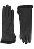 Aliette fur-lined leather gloves
