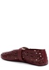 Vienne laser-cut leather ballet flats 