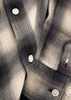 Checked cotton-blend shirt