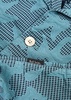 Checked and floral-jacquard cotton shirt 