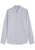 Patterned-jacquard cotton shirt